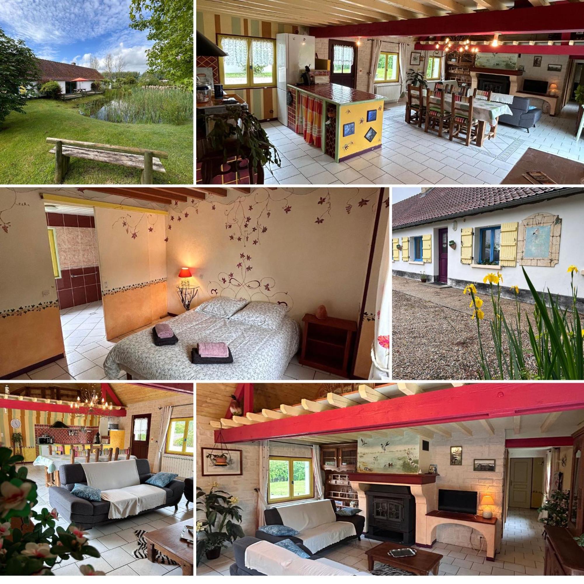 Villa La Fermette - Calme - Wifi - Plain Pied Favières Esterno foto
